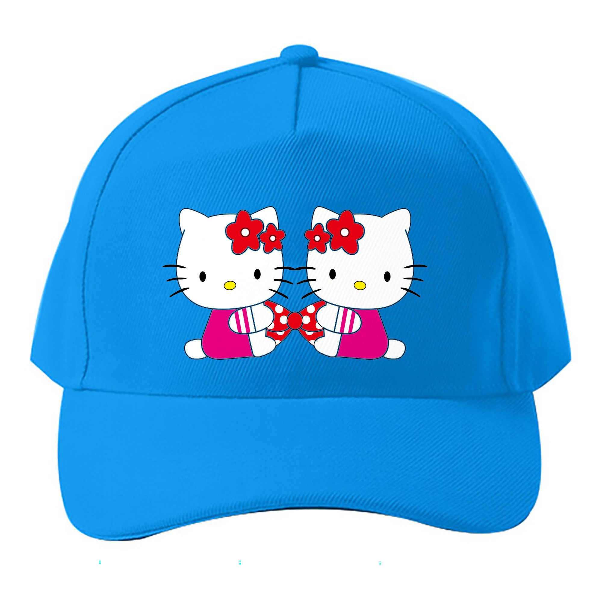 （画像用） Hello Kitty ハローキティ ベースボールキャップ 綿100％ 男女兼用 帽子 スポーツ